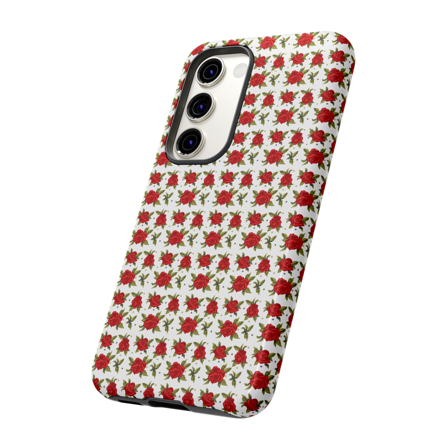 Arabic Traditional Floral Pattern Tough Phone Cases (White)