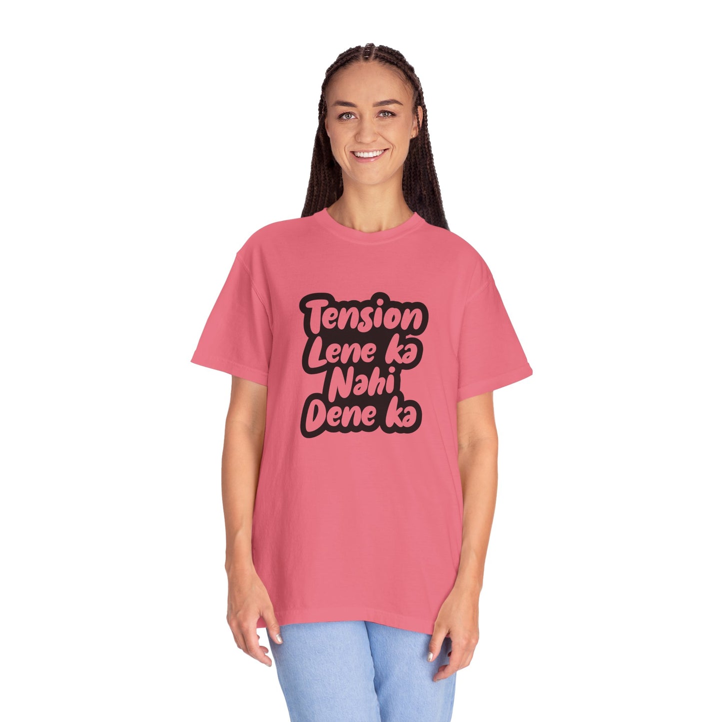 Tension lene ka nahi dene ka - Desi Design T-Shirt