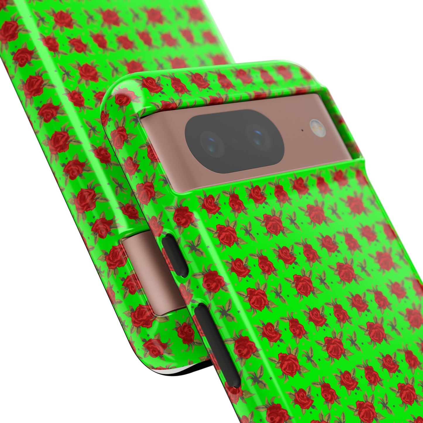 Arabic Traditional Floral Pattern Tough Phone Cases (Green)