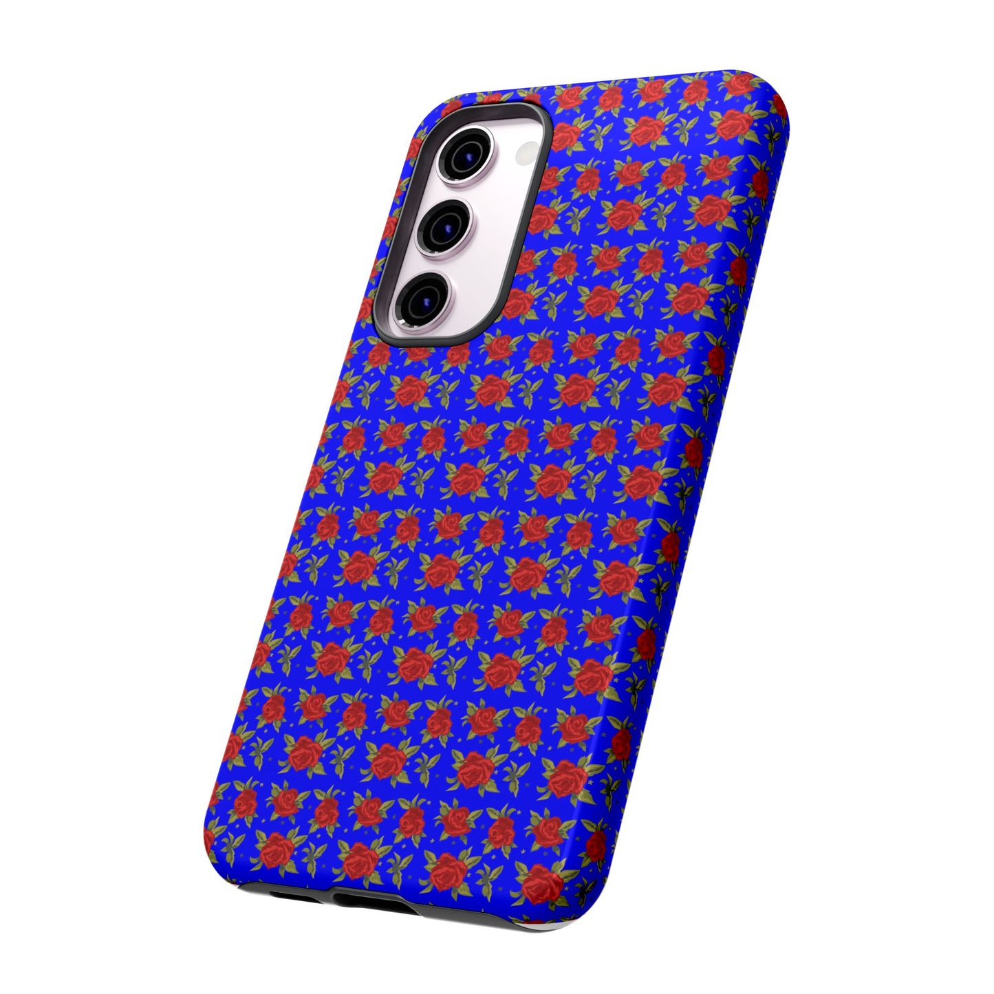 Arabic Traditional Floral Pattern Tough Phone Cases (Blue)