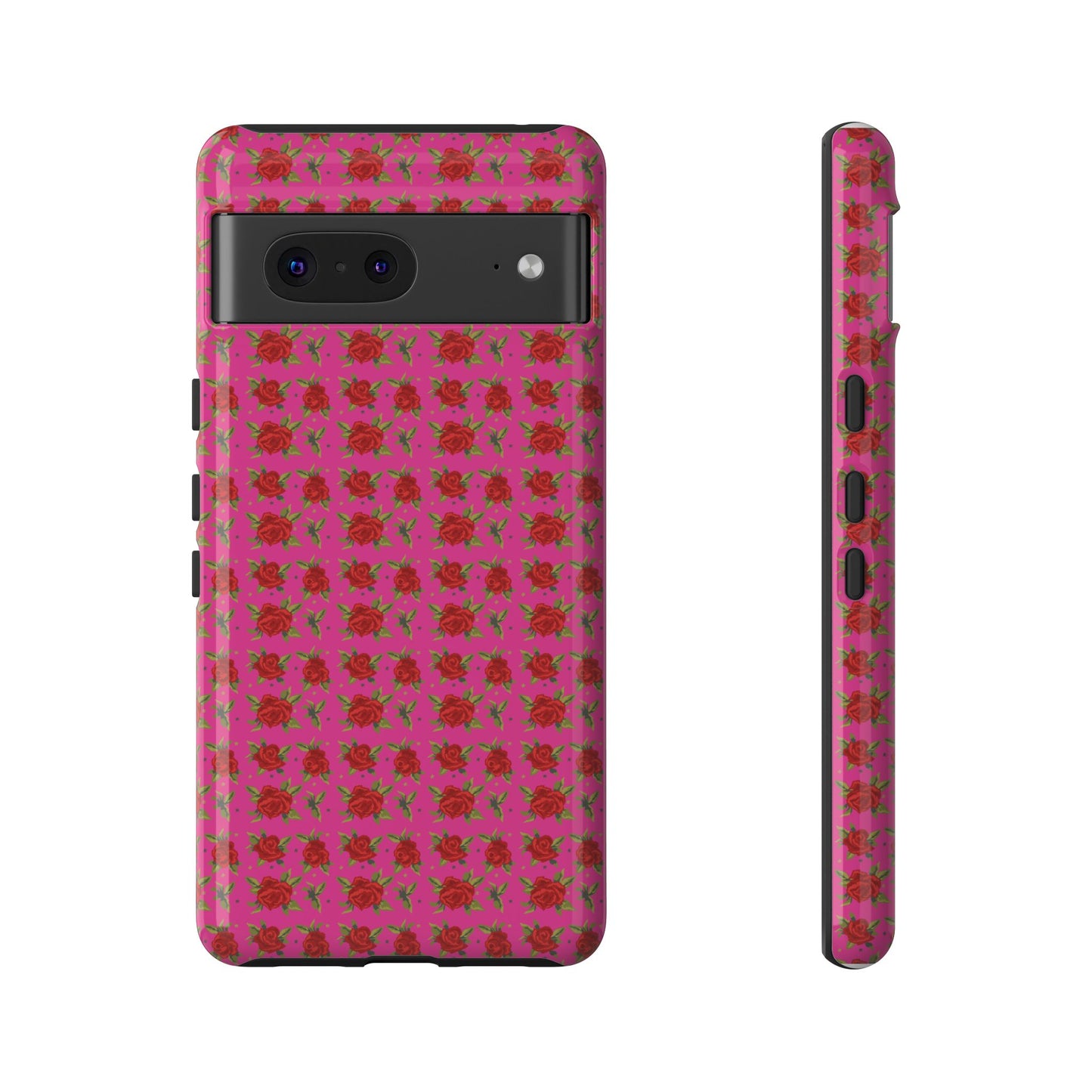 Arabic Traditional Floral Pattern Tough Phone Cases (Pink)