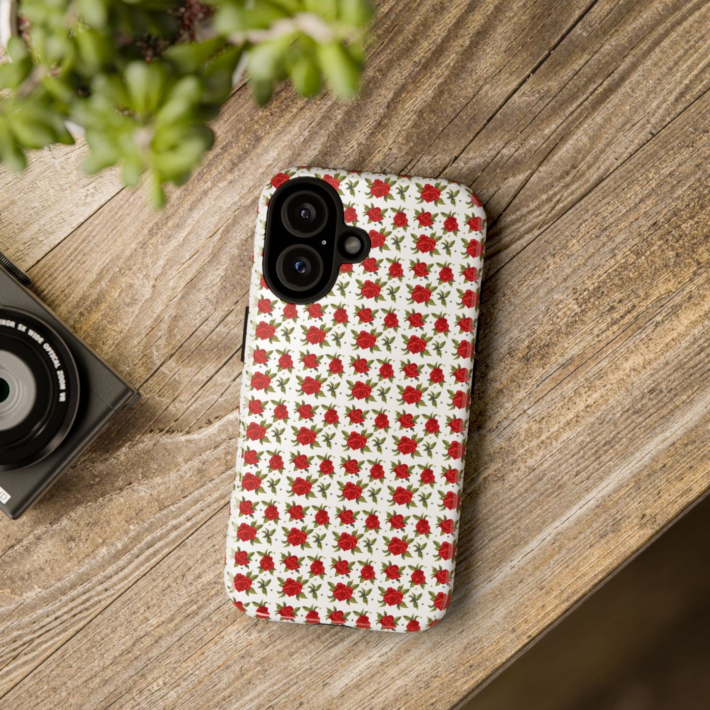 Arabic Traditional Floral Pattern Tough Phone Cases (White)