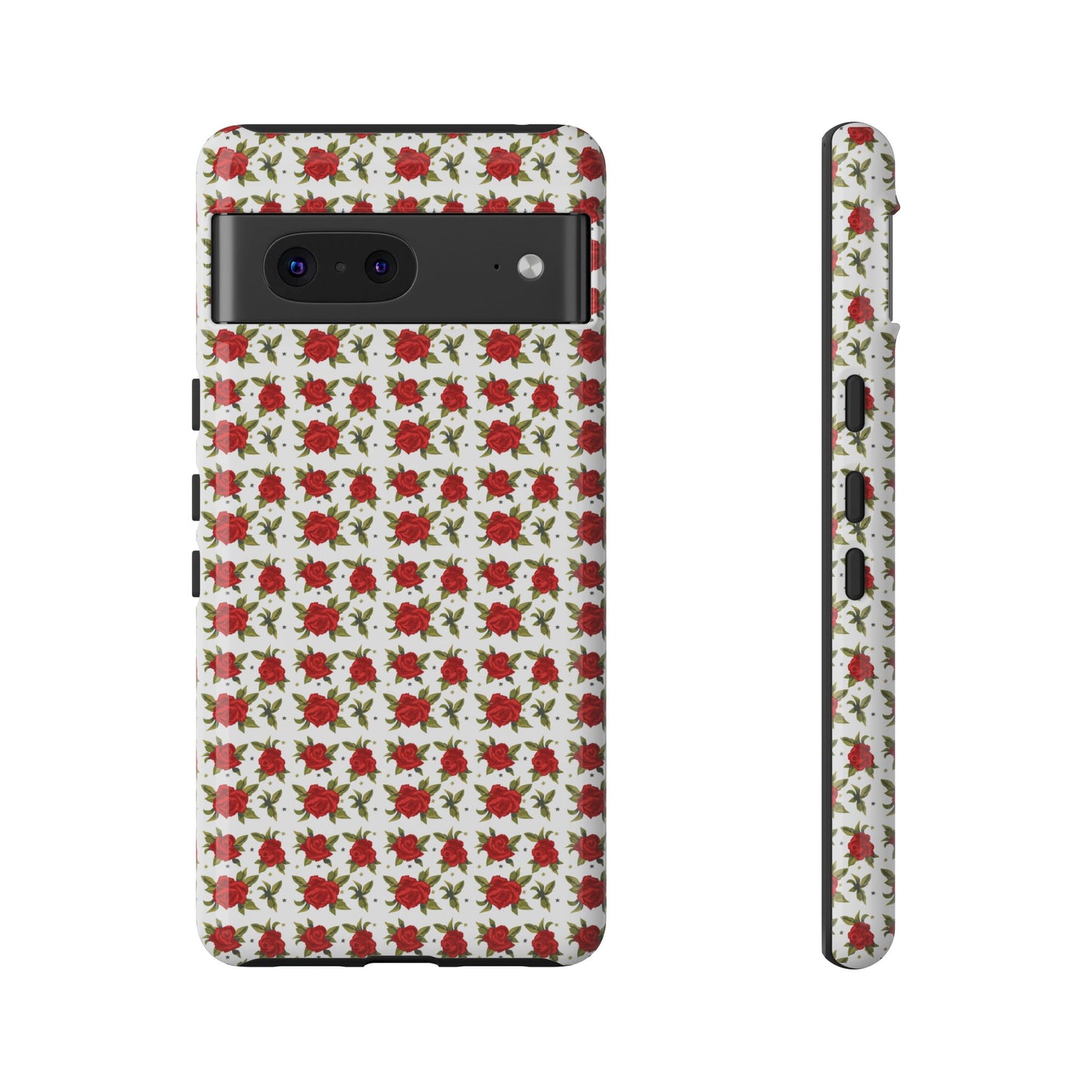 Arabic Traditional Floral Pattern Tough Phone Cases (White)