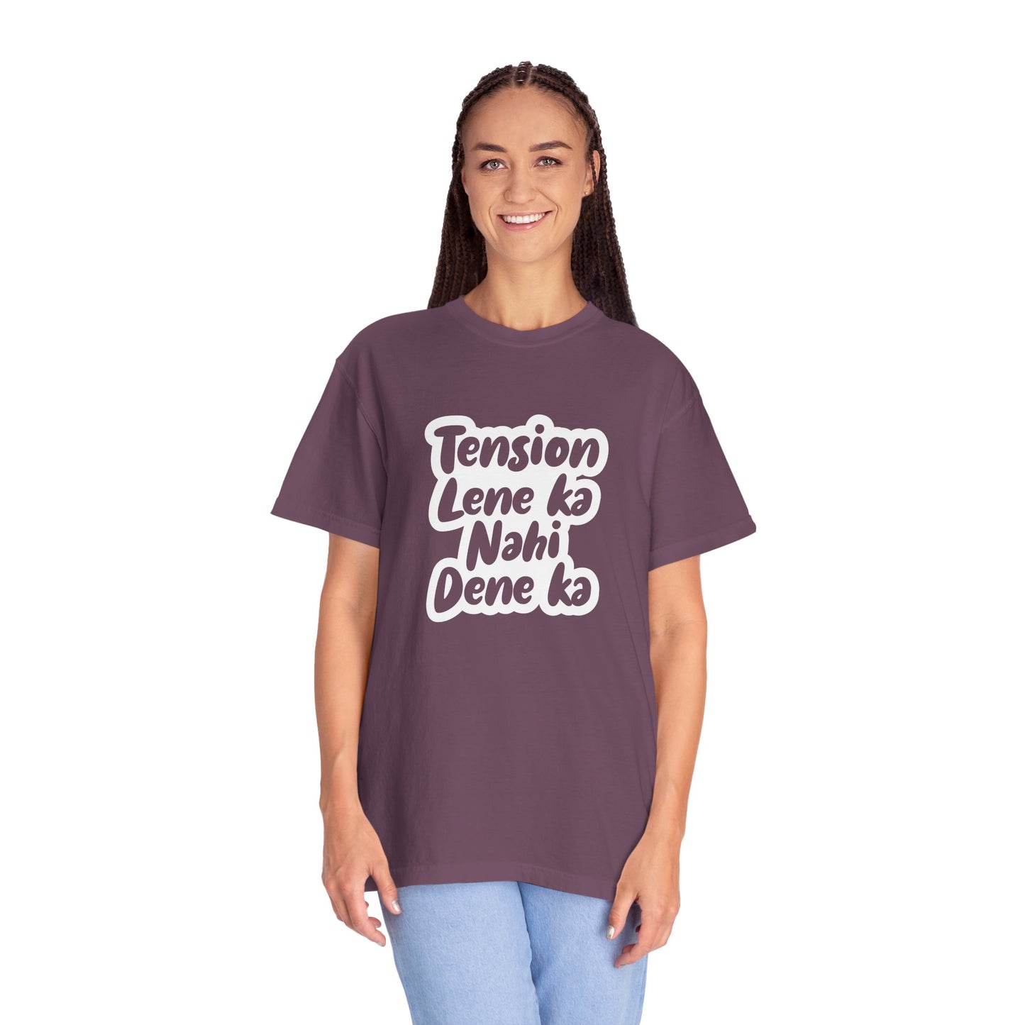 Tension lene ka nahi dene ka - Desi Design T-Shirt