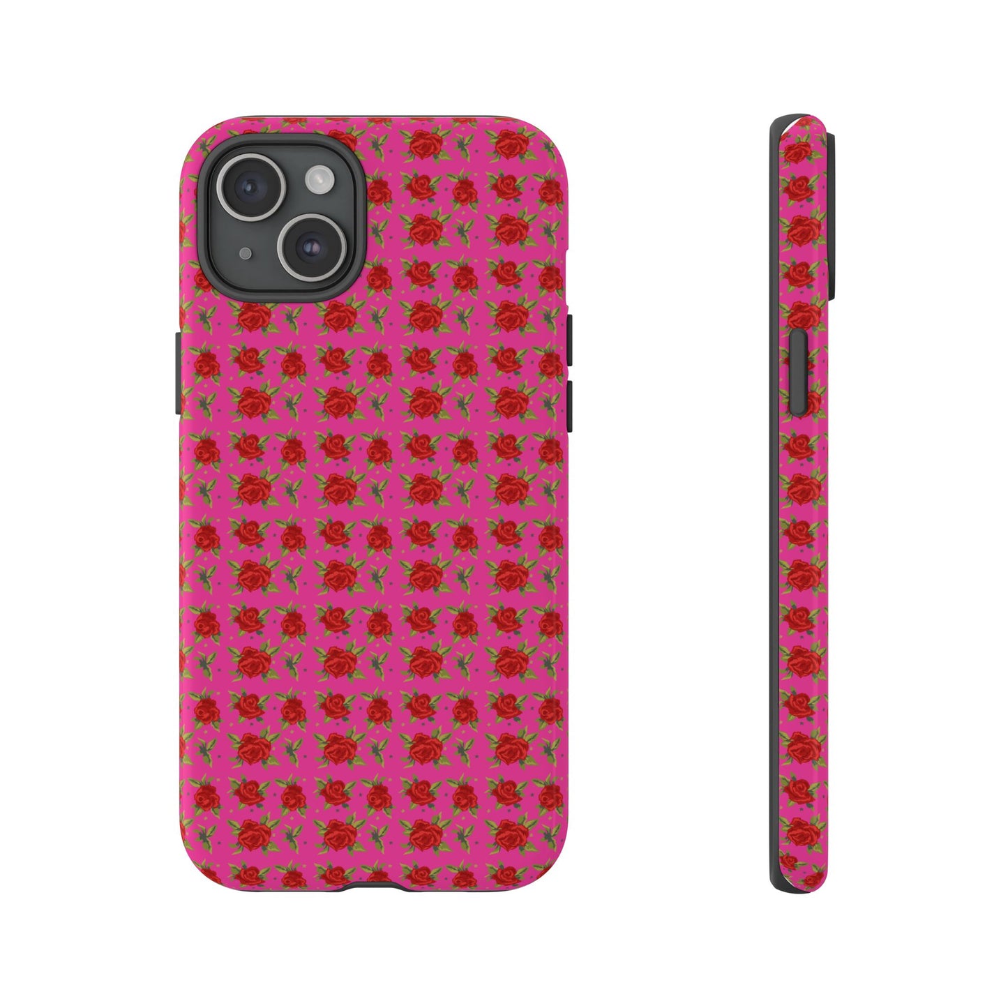 Arabic Traditional Floral Pattern Tough Phone Cases (Pink)