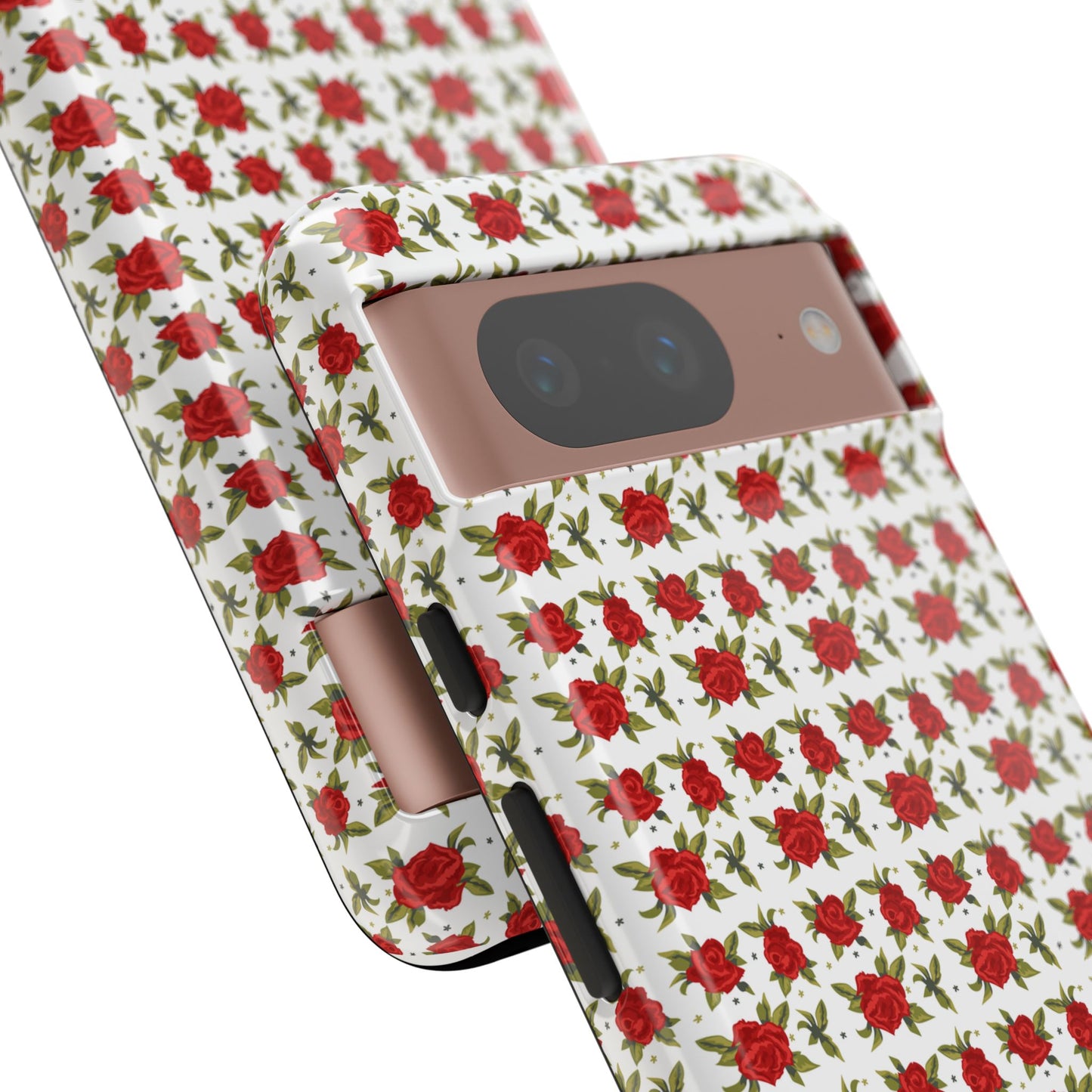 Arabic Traditional Floral Pattern Tough Phone Cases (White)