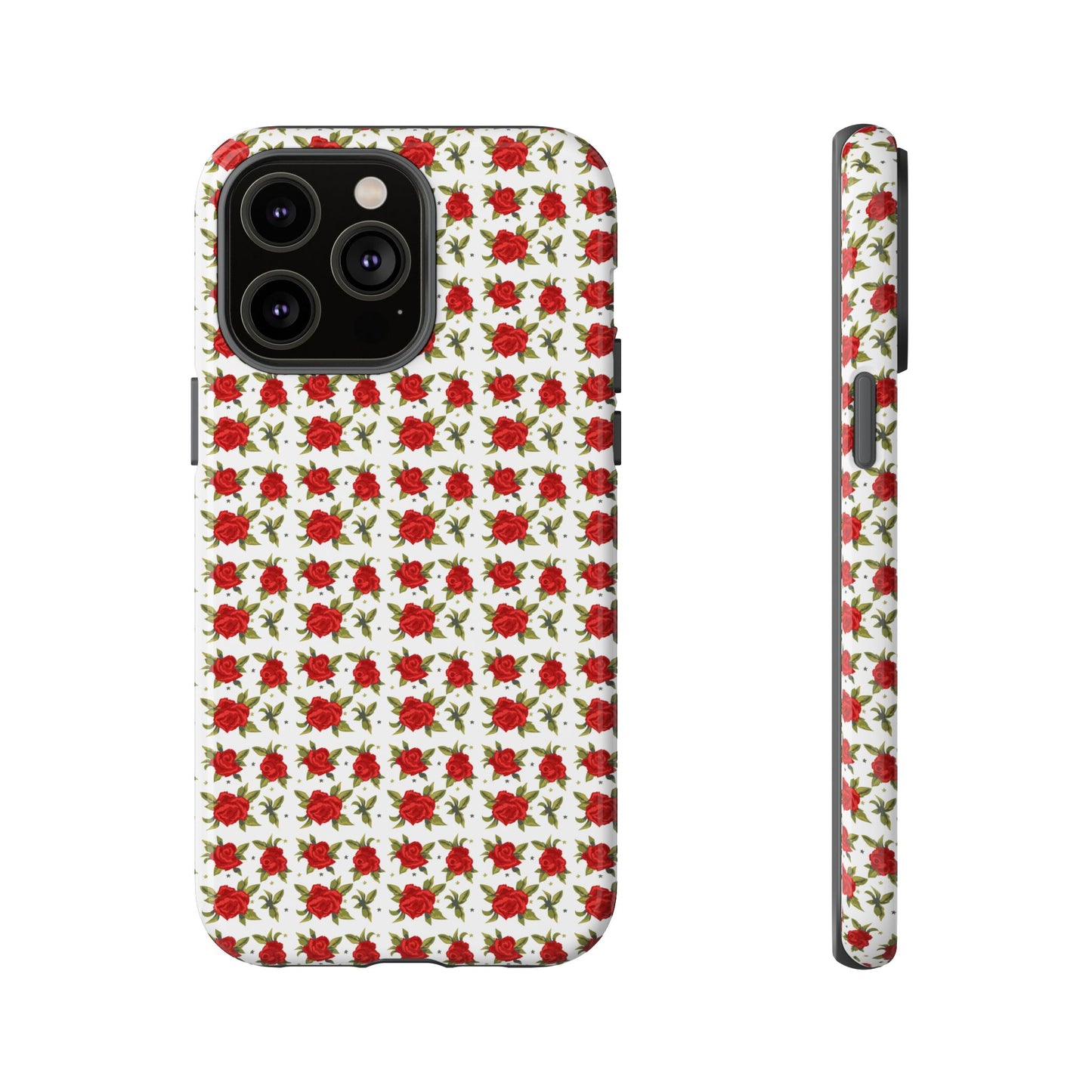 Arabic Traditional Floral Pattern Tough Phone Cases (White)