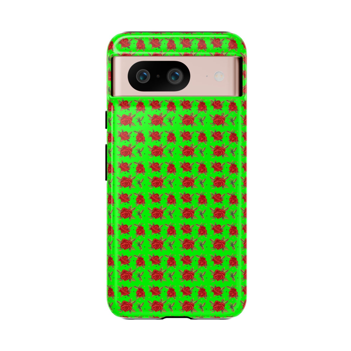 Arabic Traditional Floral Pattern Tough Phone Cases (Green)