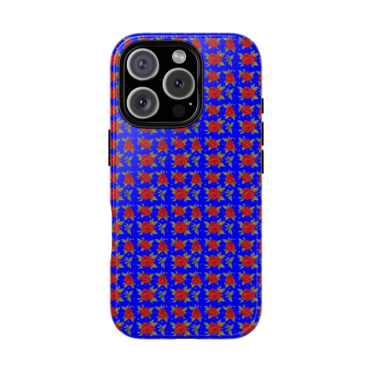 Arabic Traditional Floral Pattern Tough Phone Cases (Blue)