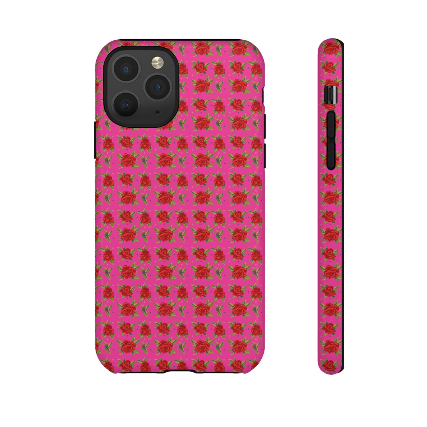 Arabic Traditional Floral Pattern Tough Phone Cases (Pink)