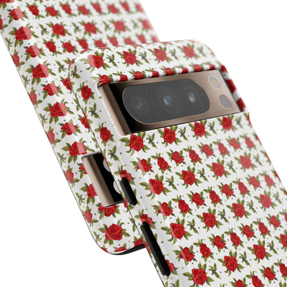 Arabic Traditional Floral Pattern Tough Phone Cases (White)