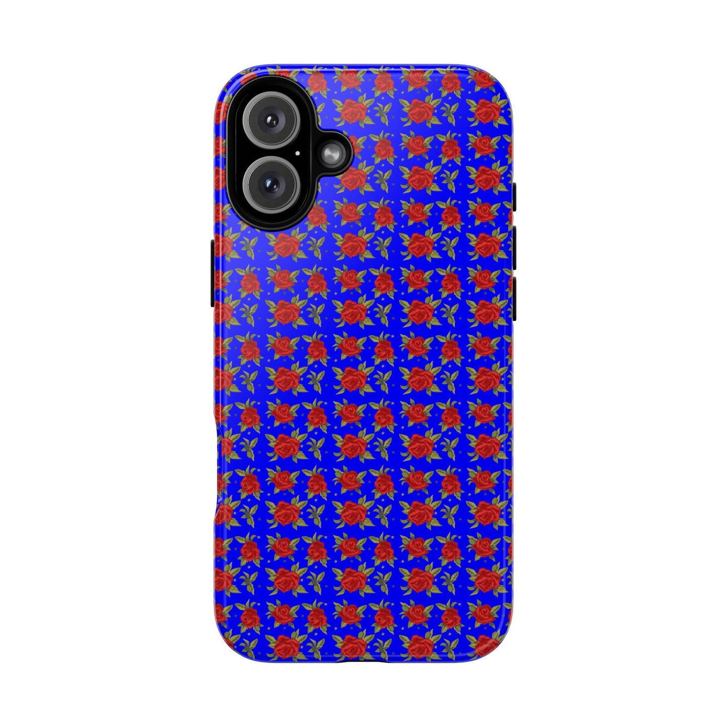 Arabic Traditional Floral Pattern Tough Phone Cases (Blue)