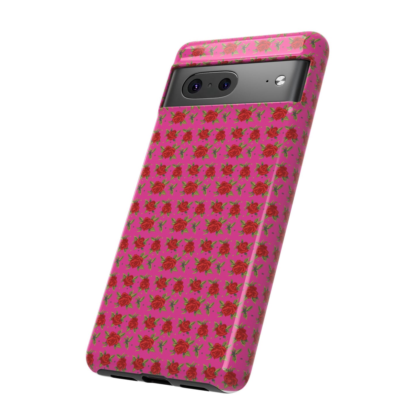 Arabic Traditional Floral Pattern Tough Phone Cases (Pink)