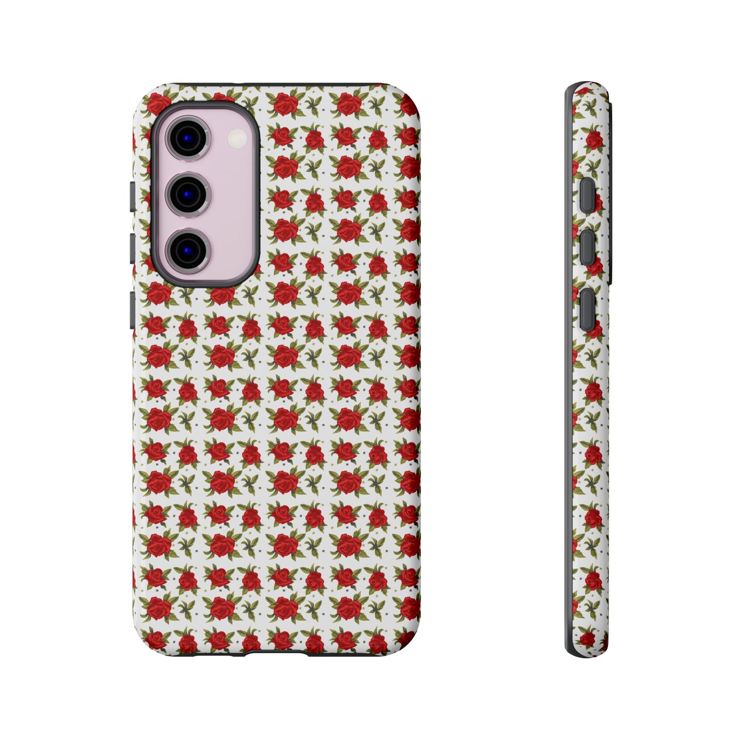 Arabic Traditional Floral Pattern Tough Phone Cases (White)