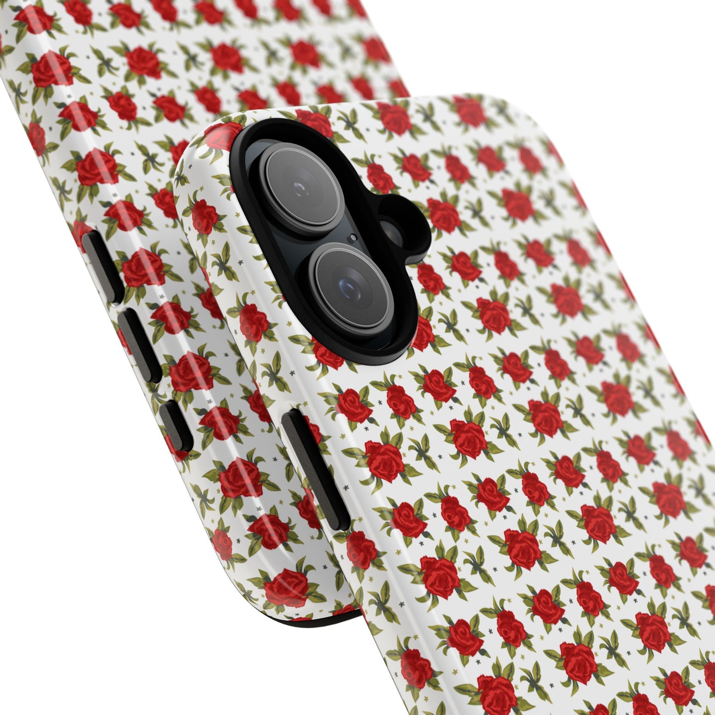 Arabic Traditional Floral Pattern Tough Phone Cases (White)