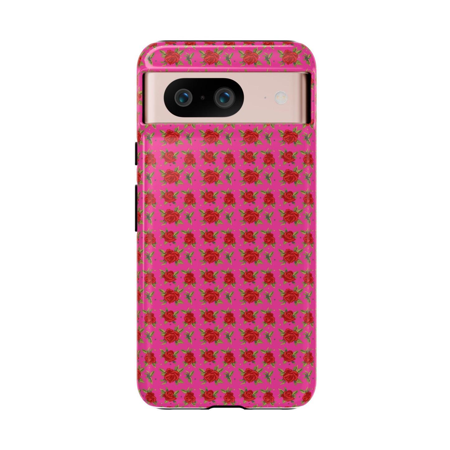 Arabic Traditional Floral Pattern Tough Phone Cases (Pink)