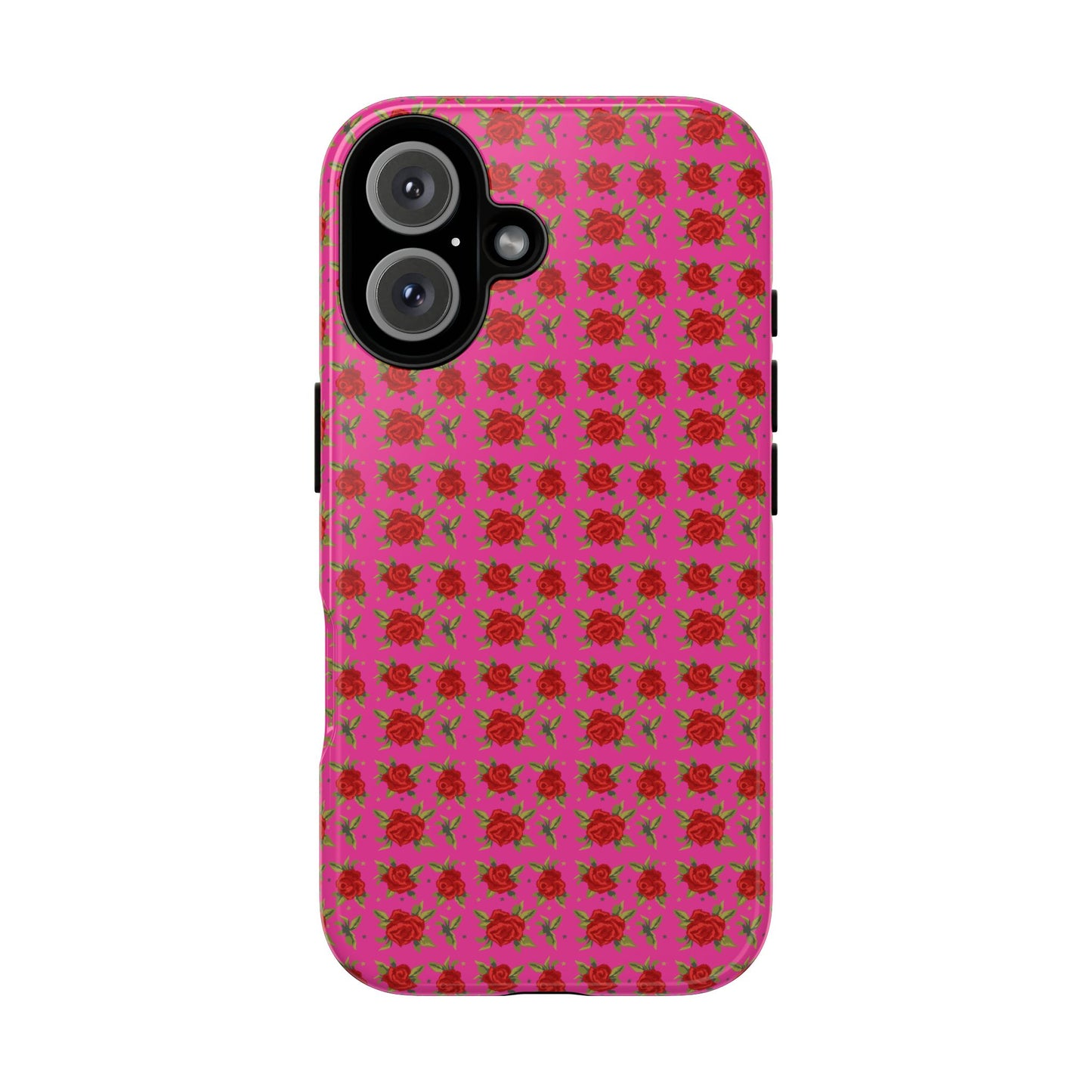 Arabic Traditional Floral Pattern Tough Phone Cases (Pink)