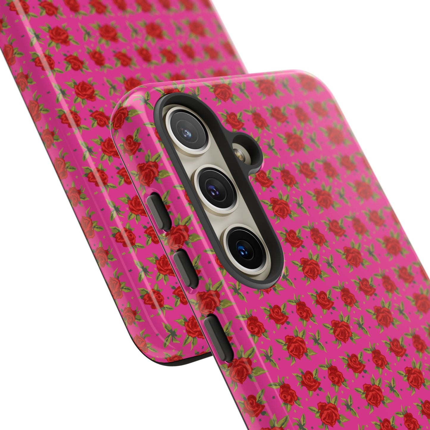 Arabic Traditional Floral Pattern Tough Phone Cases (Pink)