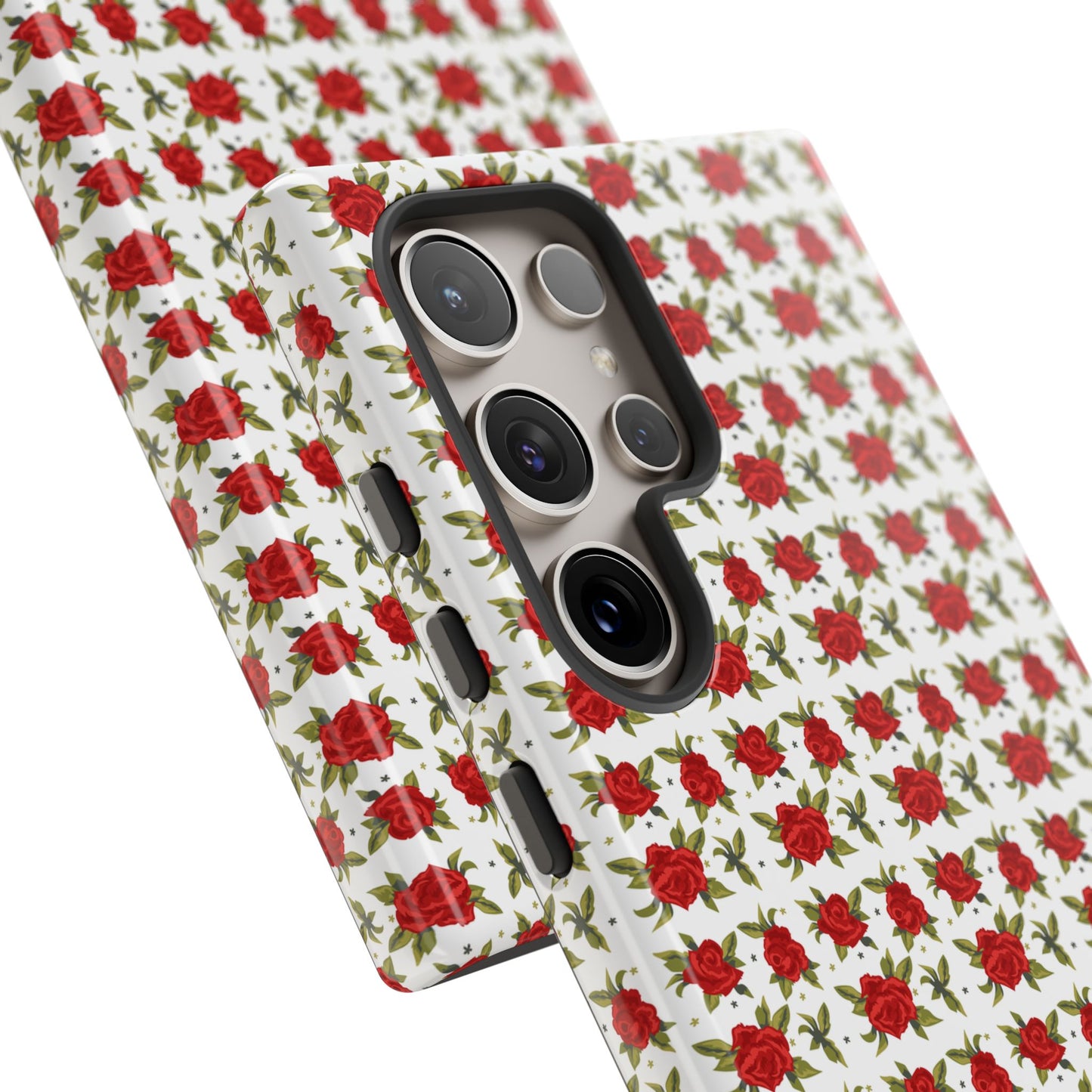 Arabic Traditional Floral Pattern Tough Phone Cases (White)