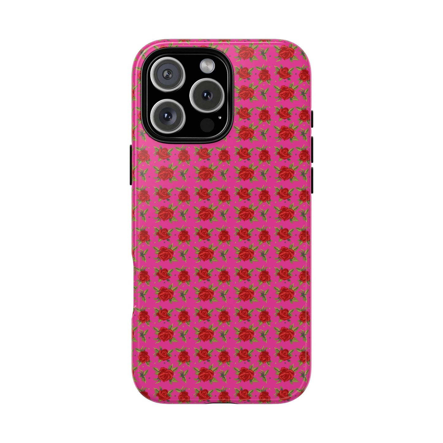 Arabic Traditional Floral Pattern Tough Phone Cases (Pink)