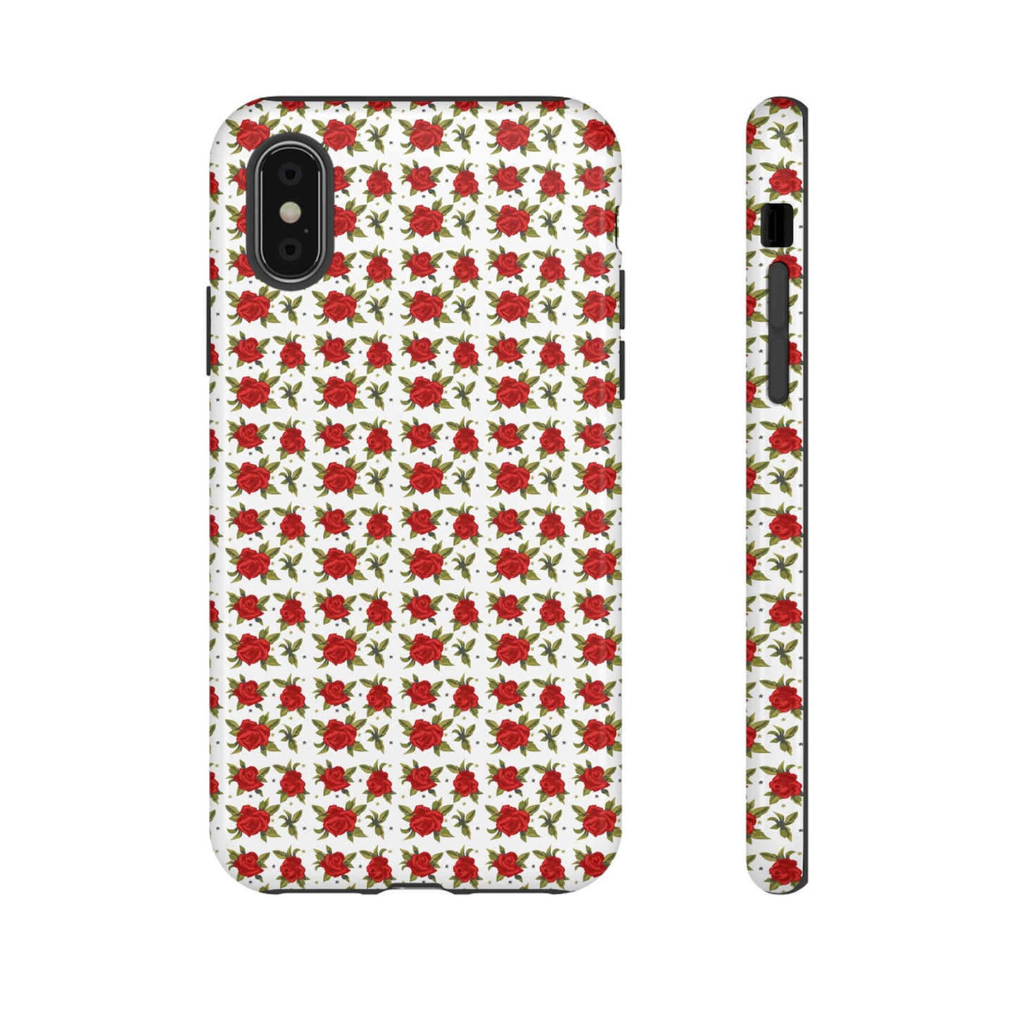 Arabic Traditional Floral Pattern Tough Phone Cases (White)