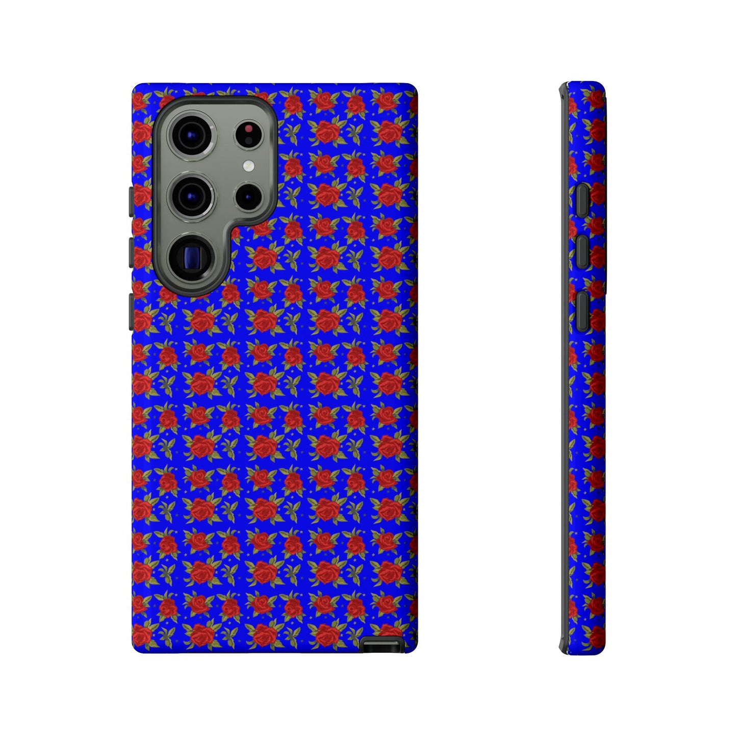 Arabic Traditional Floral Pattern Tough Phone Cases (Blue)