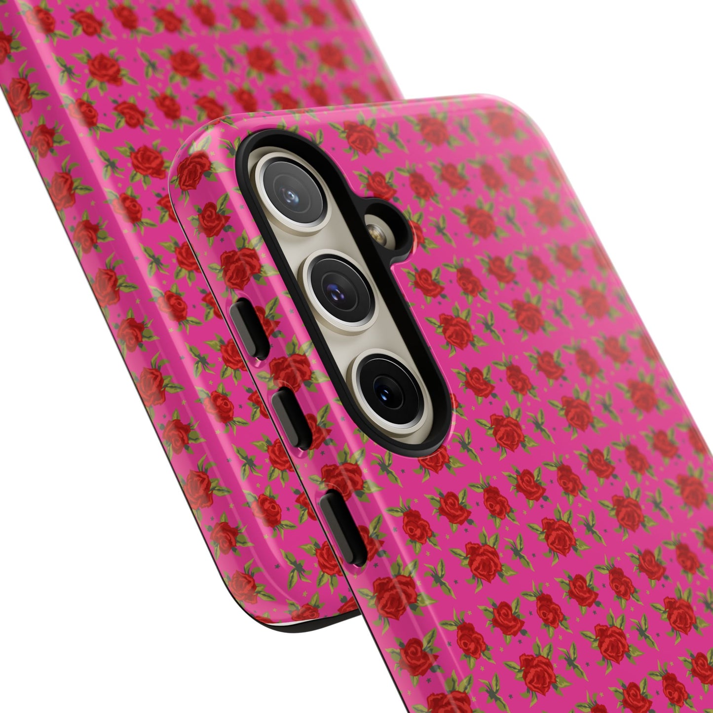 Arabic Traditional Floral Pattern Tough Phone Cases (Pink)