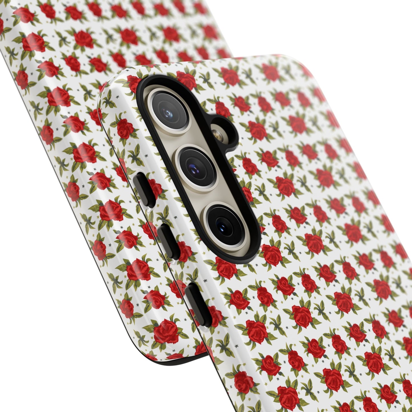 Arabic Traditional Floral Pattern Tough Phone Cases (White)