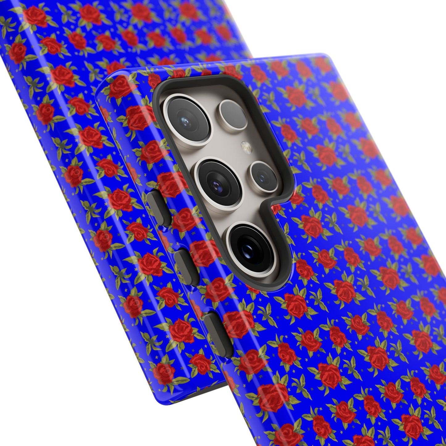 Arabic Traditional Floral Pattern Tough Phone Cases (Blue)