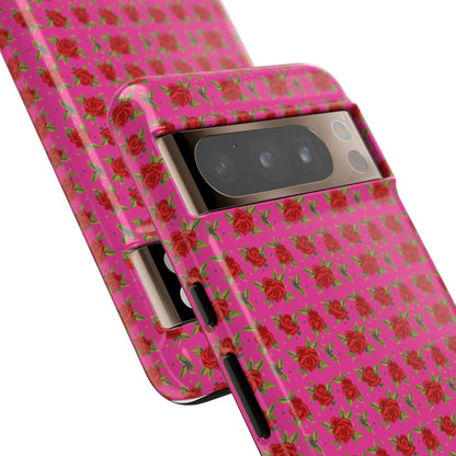 Arabic Traditional Floral Pattern Tough Phone Cases (Pink)