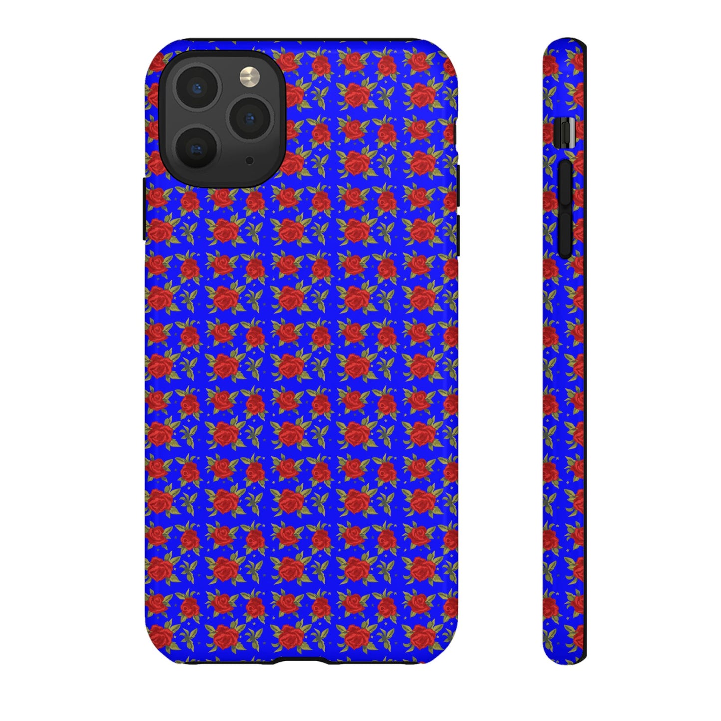 Arabic Traditional Floral Pattern Tough Phone Cases (Blue)