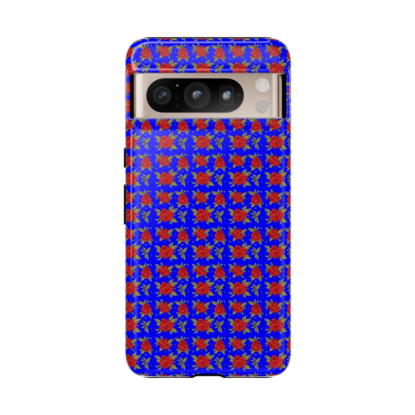 Arabic Traditional Floral Pattern Tough Phone Cases (Blue)