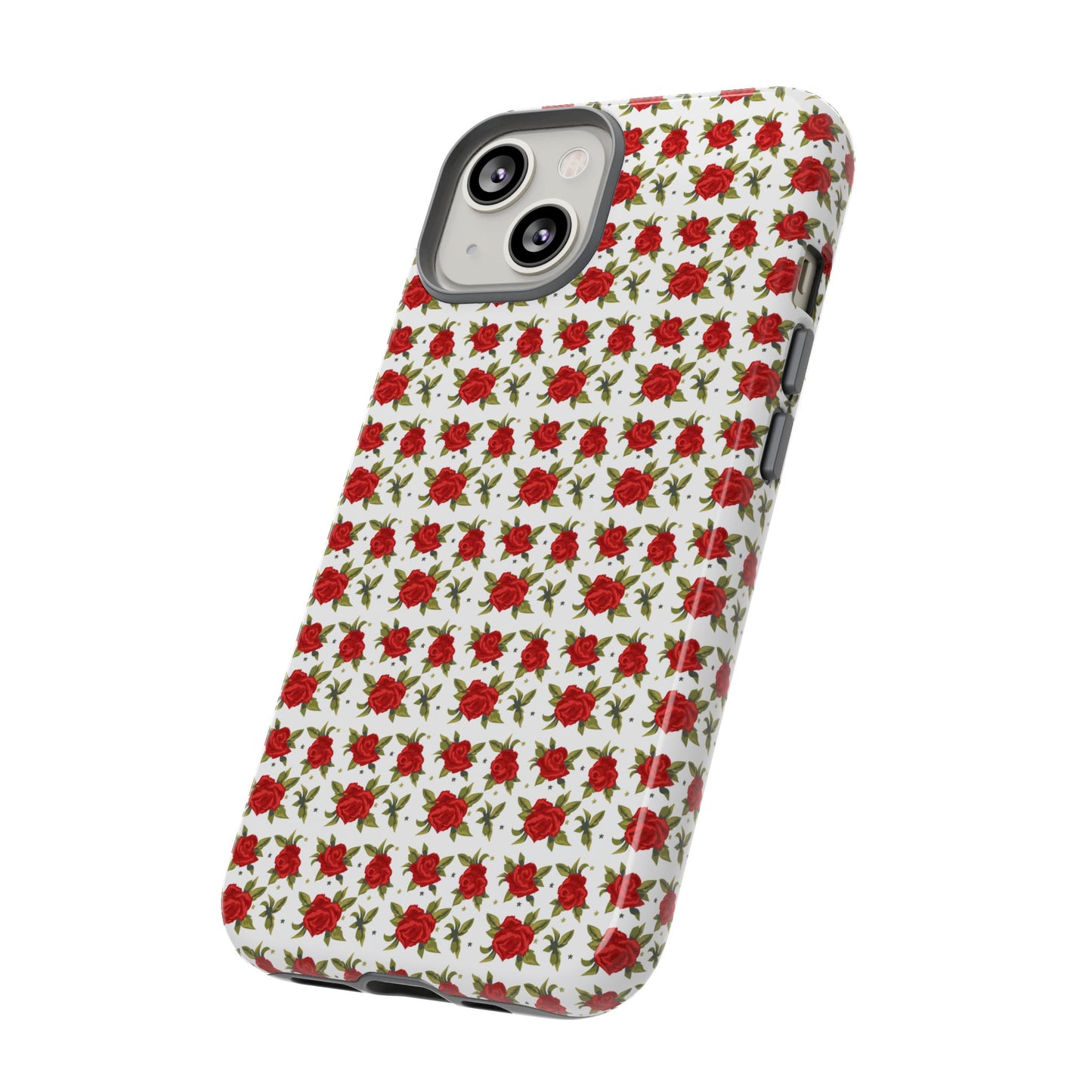 Arabic Traditional Floral Pattern Tough Phone Cases (White)